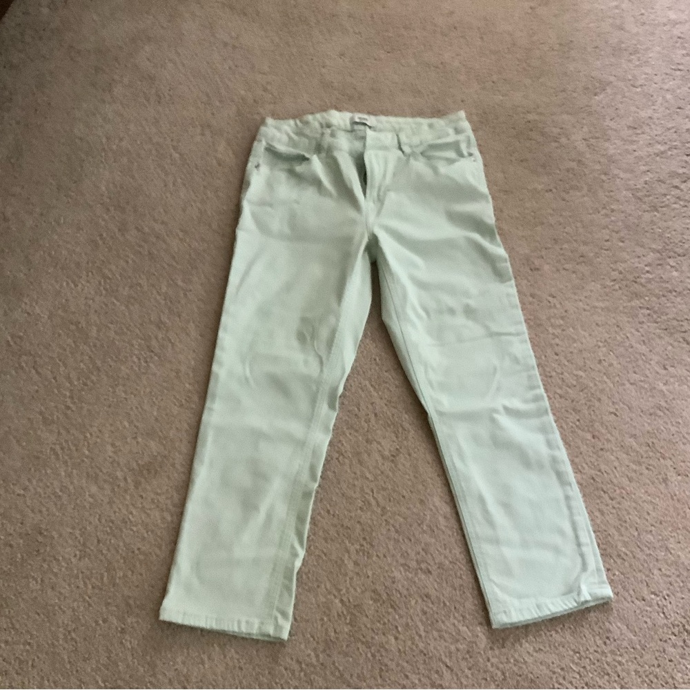 Kensie Green Straight Leg Jeans Classic Style